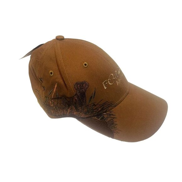 Dri Duck Authentic Wildlife Series Cap Hat Hunting Lab Duck Embroidered Brown - Picture 1 of 7
